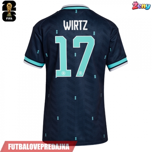 Lacne Ženy Futbalové dres Nemecko Florian Wirtz #17 MS 2026 Krátky Rukáv - Preč